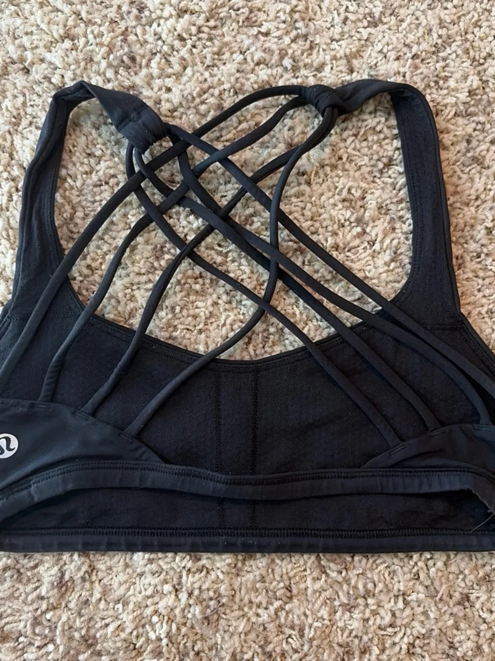 lululemon athletica Black Multi-Strap Sports Bra